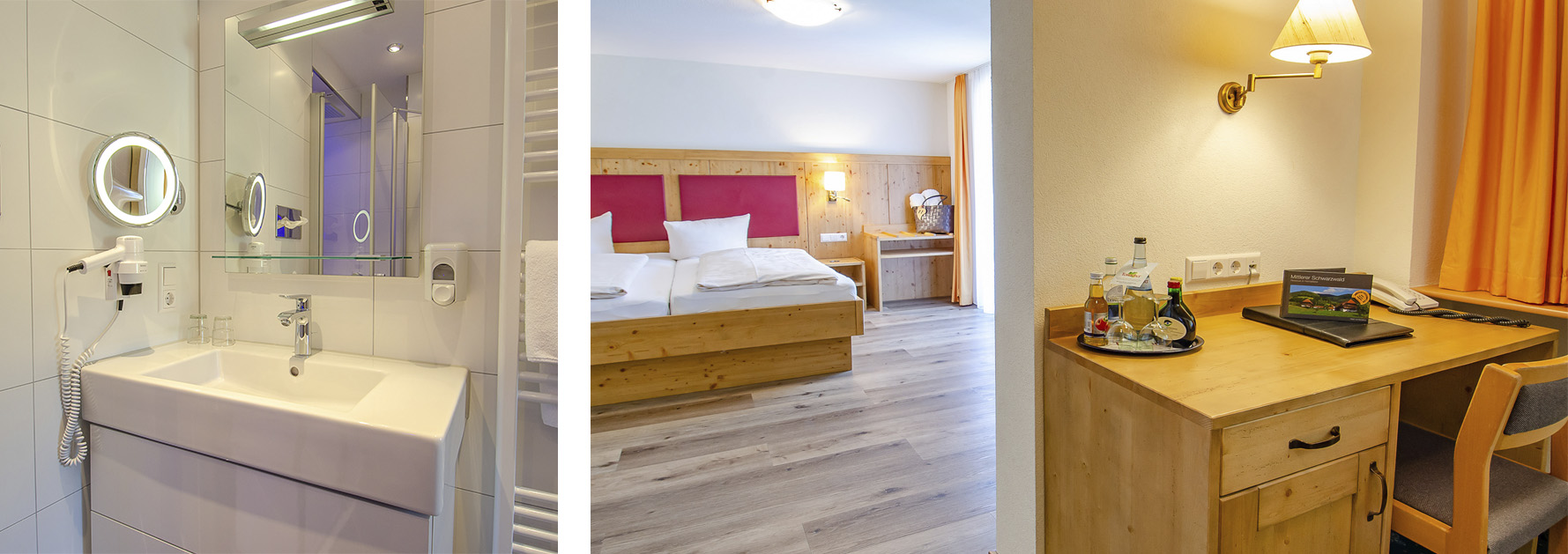 gemütliche Hotelzimmer